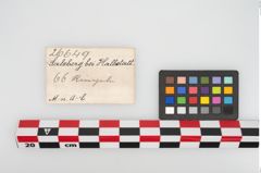 Etikett zu Bronzering (NHMW-PRAE-026649)